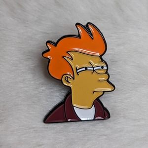 Futurama Fry Squinting Enamel Pin